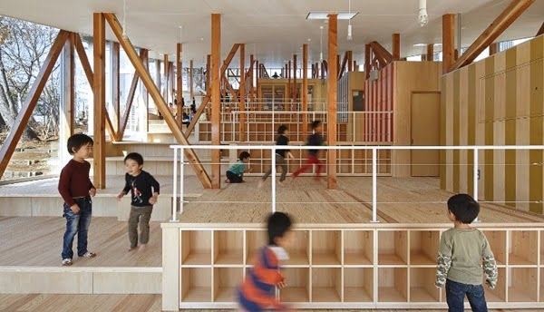 Trường mẫu giáo Hakusui ở Chiba, Nhật Bản