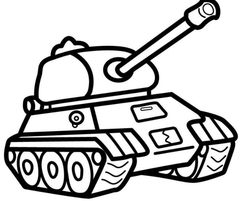 Vẽ xe tăng đại bác và tô màu cho bé  Dạy bé vẽ  Dạy bé tô màu  Tank  Halaman Mewarnai  YouTube