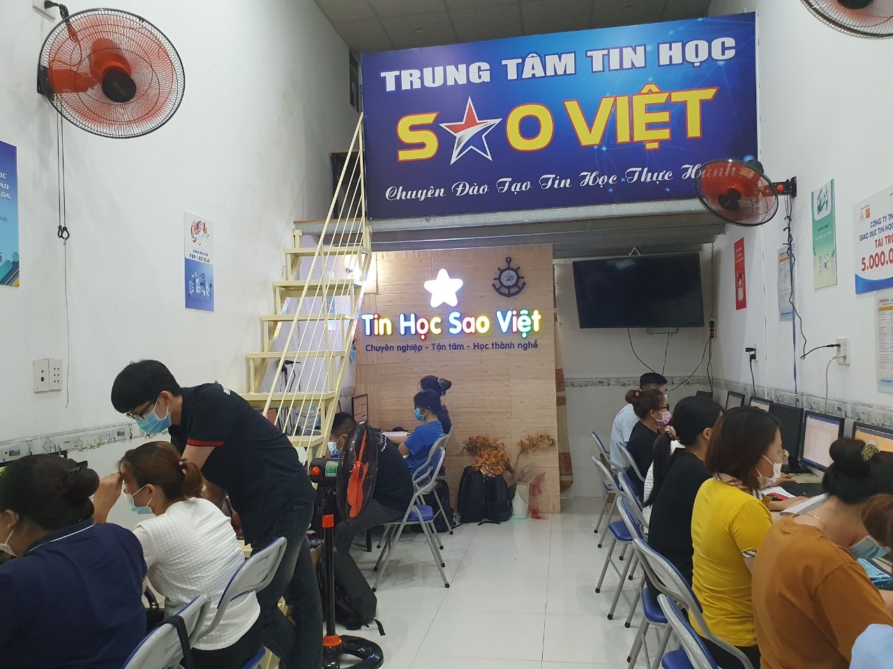 Các khóa học tại Trung tâm tin học Sao Việt ở Hà Nội